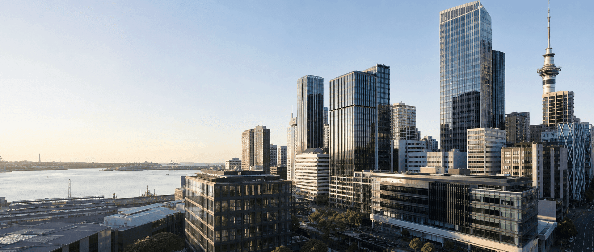 Auckland's contemporary city centre and waterfront
