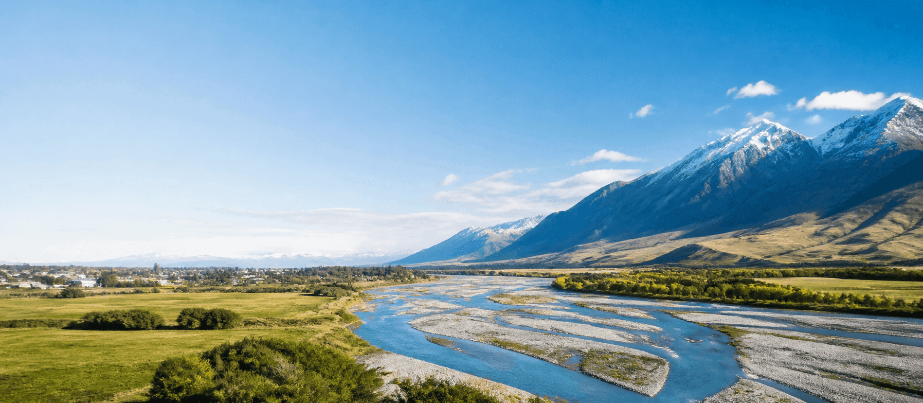 Canterbury braided river and open plains