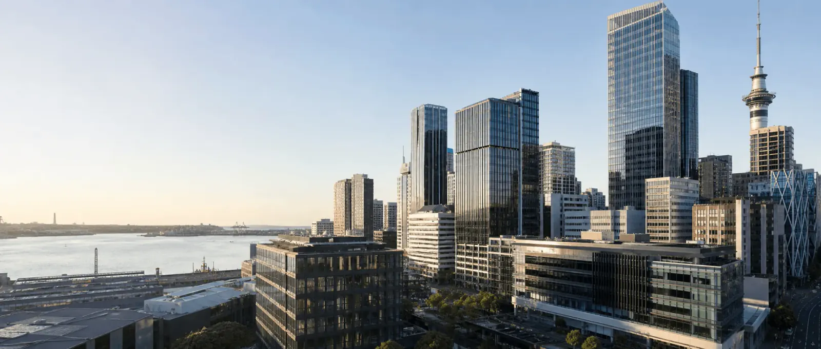 New Zealand city centre and waterfront business district
